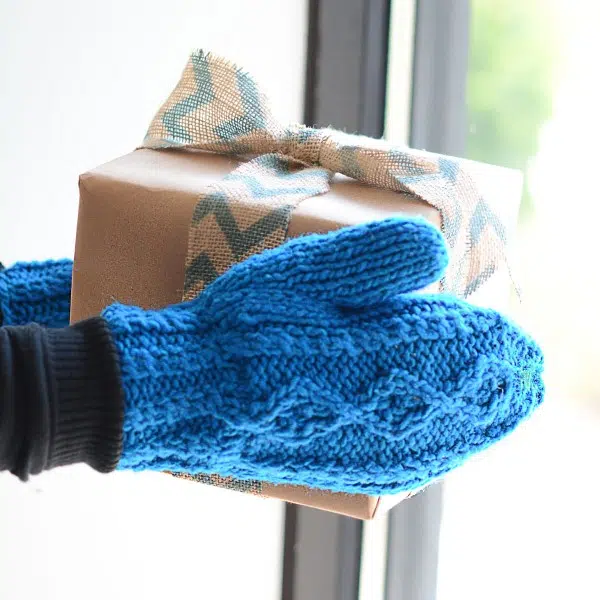 Hand Knit Wool Mittens