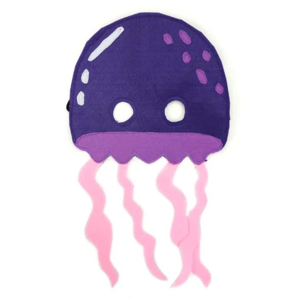 The felt play mask as a jellyfish