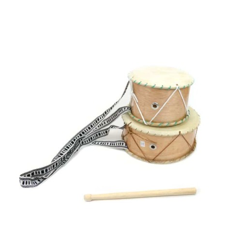 Natural tone Drum with Striker in small and medium size
