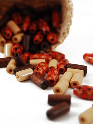 Wooden Beads (100 Ct)