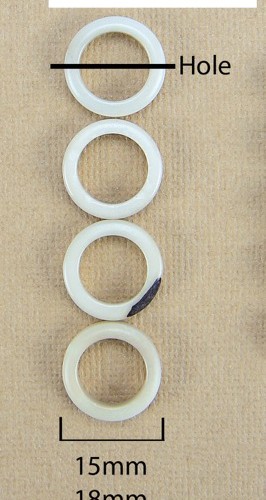 Undyed Hoops