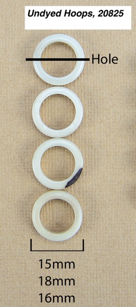 Undyed Hoops