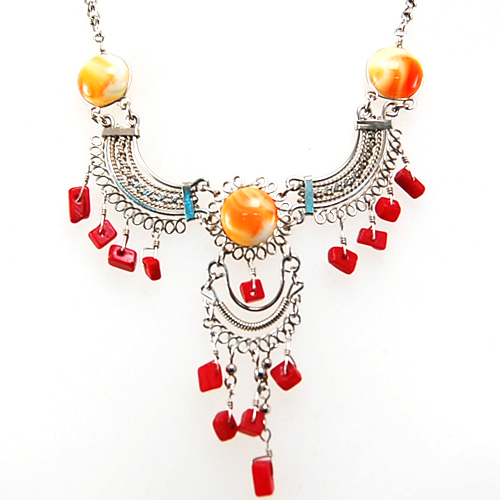 Glass Chandelier Necklace