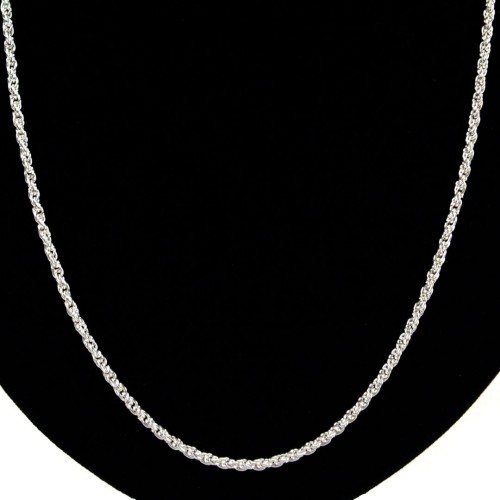 Silver Plated 24" Cord Chain