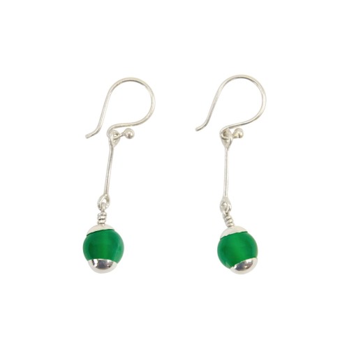 Silver Pearl Earrings