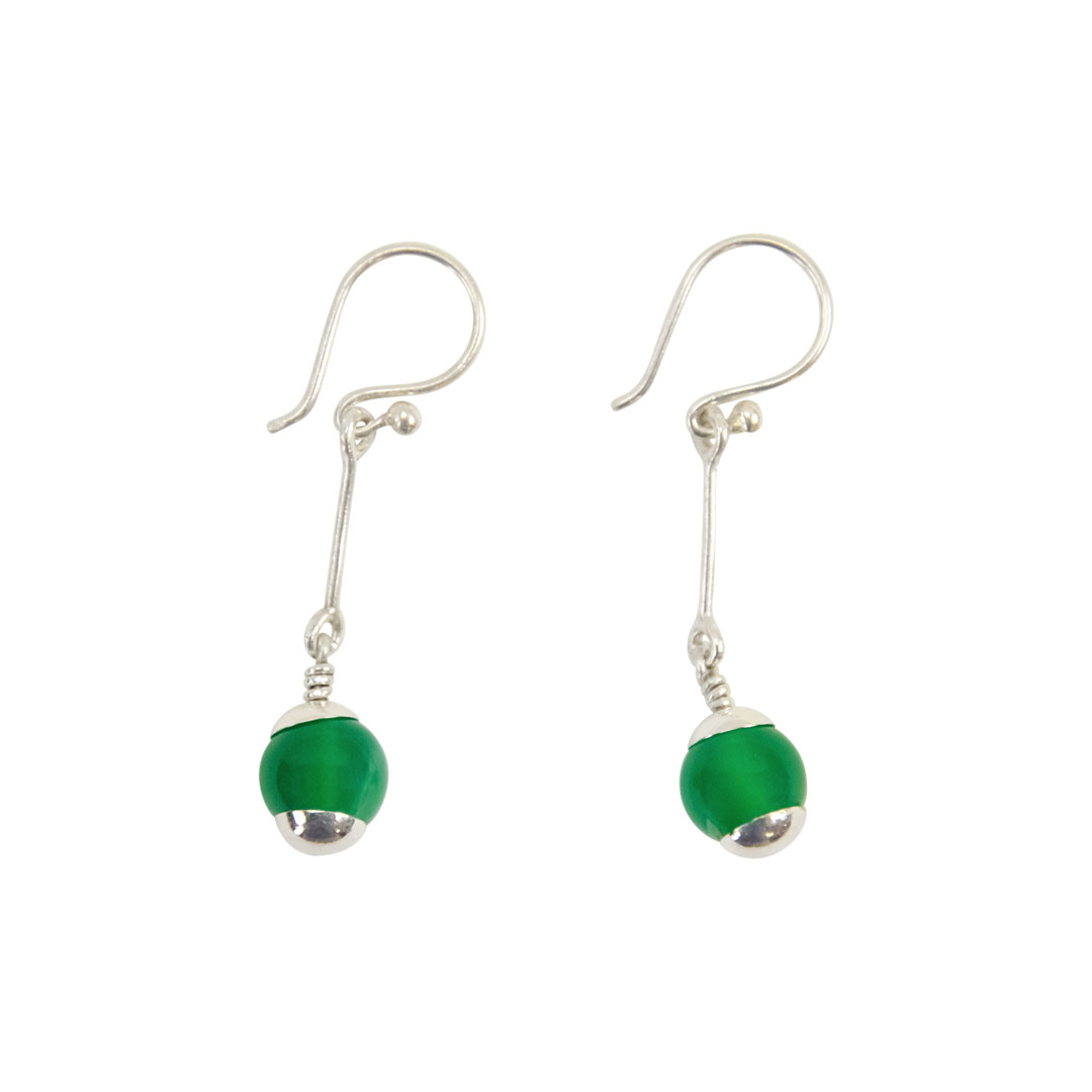 Silver Pearl Earrings