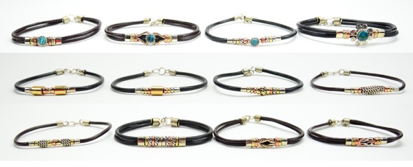 Simple Mixed Metal Bracelet