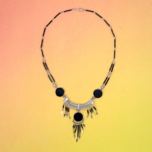 Stone Chandelier Necklace