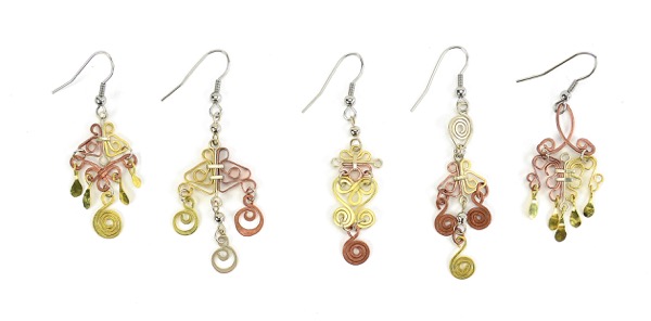 Mixed Metal Earrings
