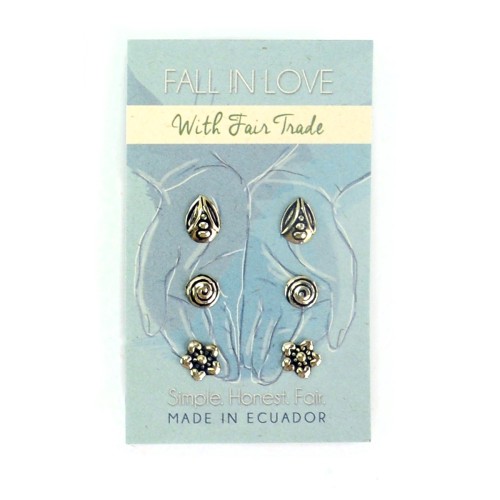 Luz Trio Studs