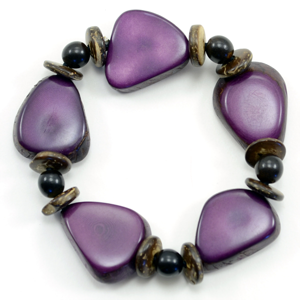 Tagua Five Slice Bracelet
