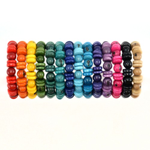 Pearl & Button Bracelet
