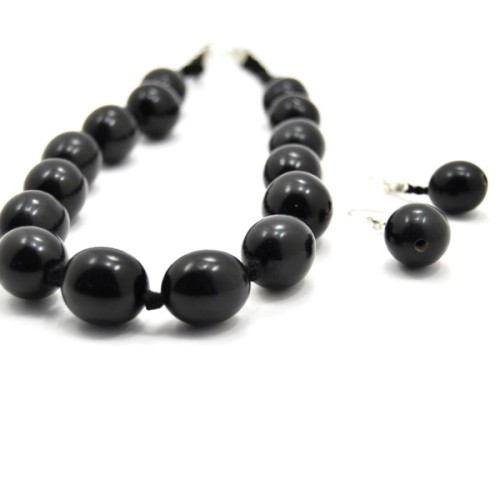 Tagua Cotton & Pearl Set
