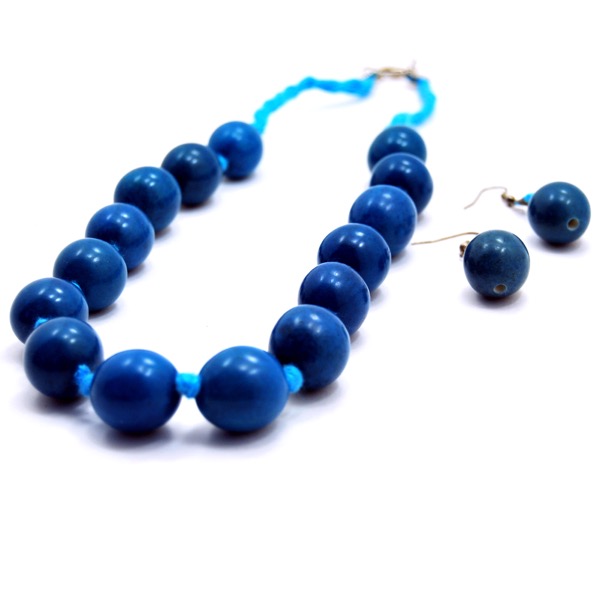 Tagua Cotton & Pearl Set