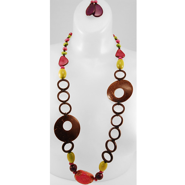 Coco Tagua Circles Set
