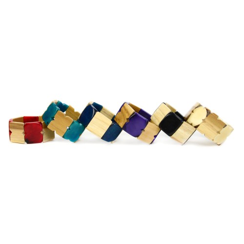 Tagua & Teak Bracelet