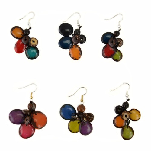 Tagua Storm Earrings