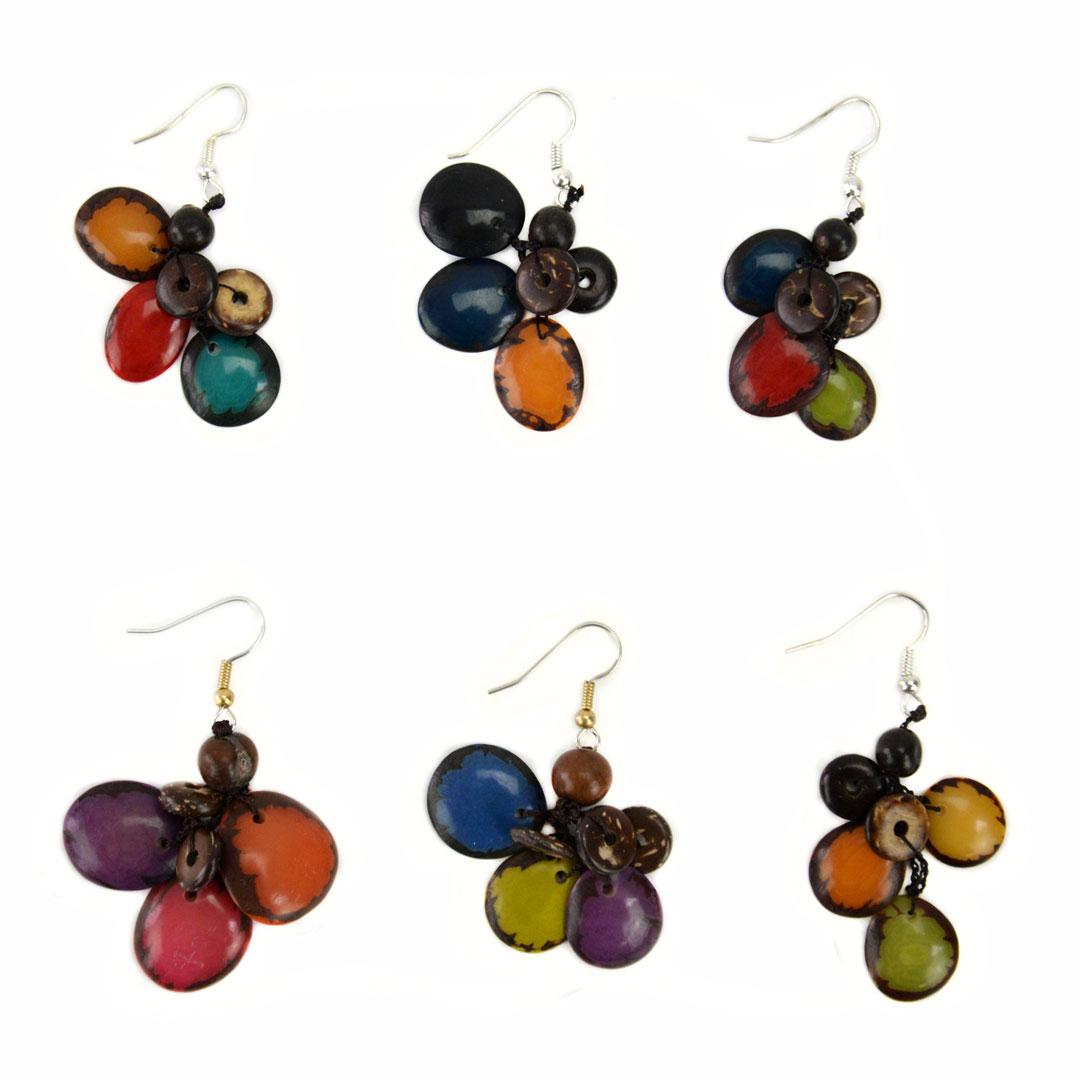 Tagua Storm Earrings