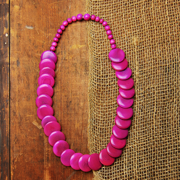 Tagua Silhouette Necklace