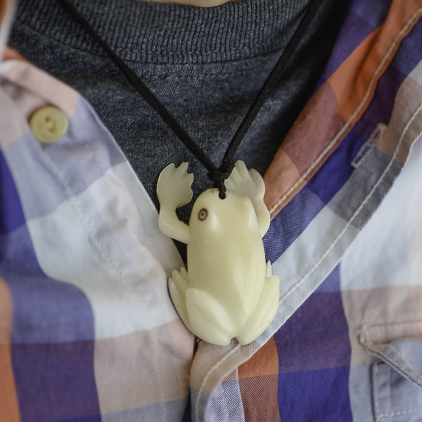 Tagua Carved Animal Necklace