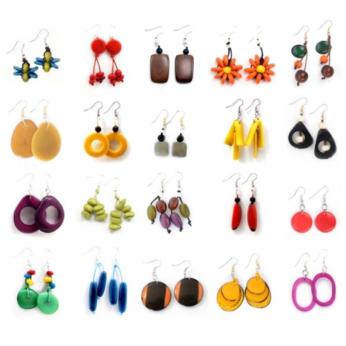 Tagua Earrings