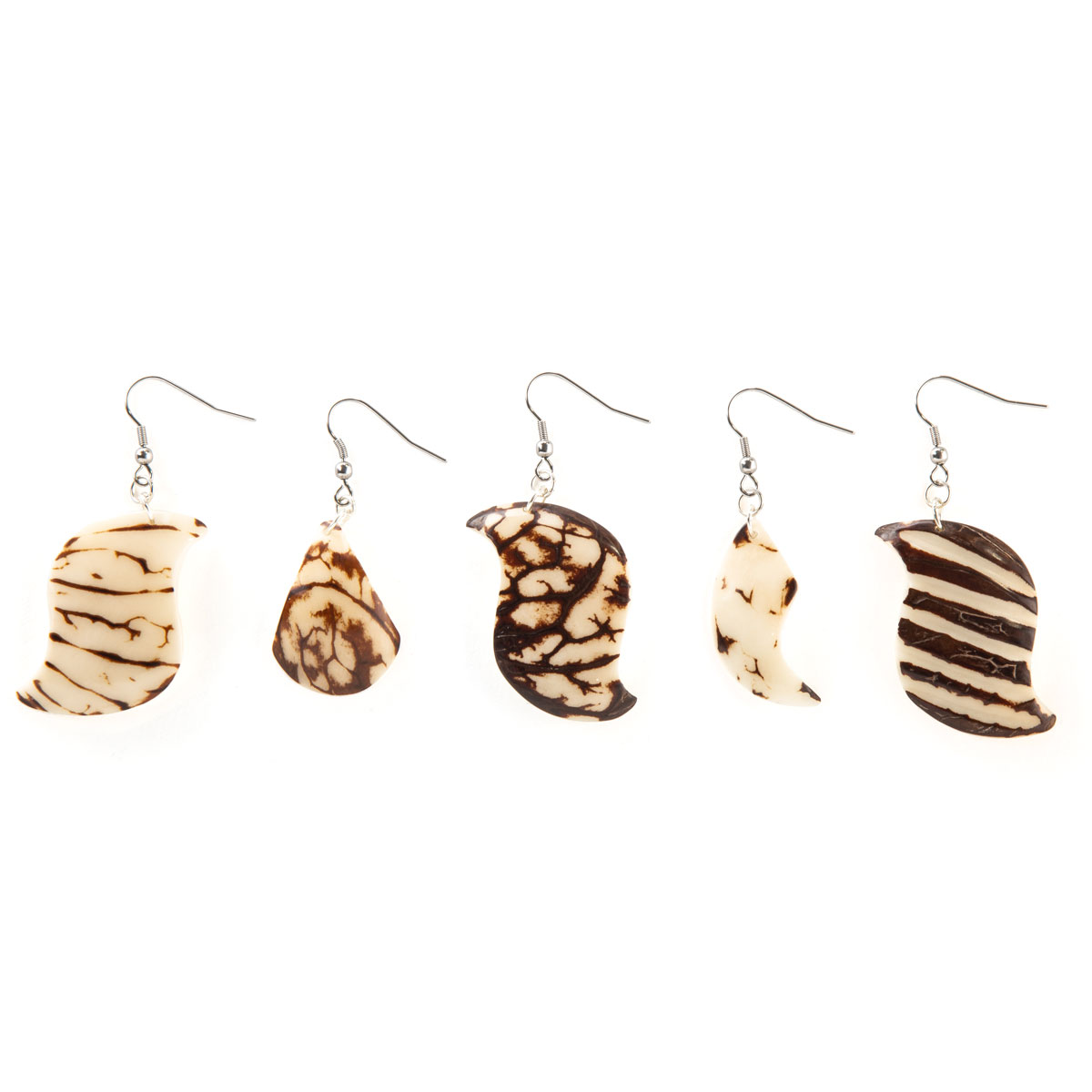 Natural Tagua Earrings