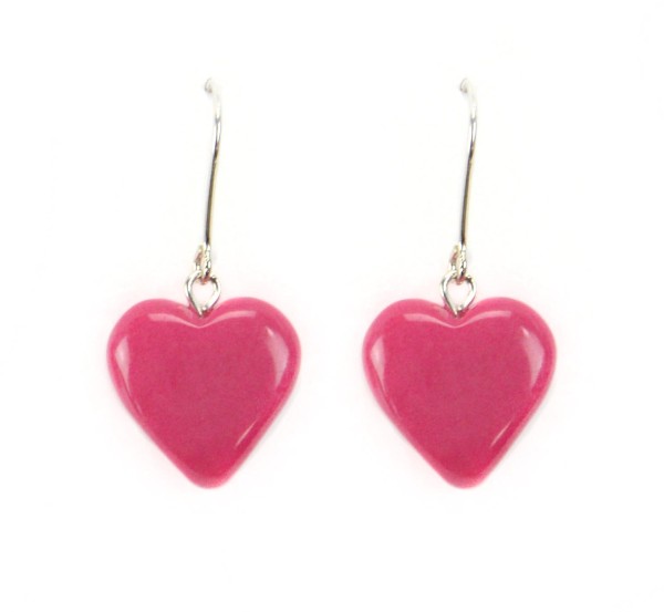 Tagua Heart Earrings