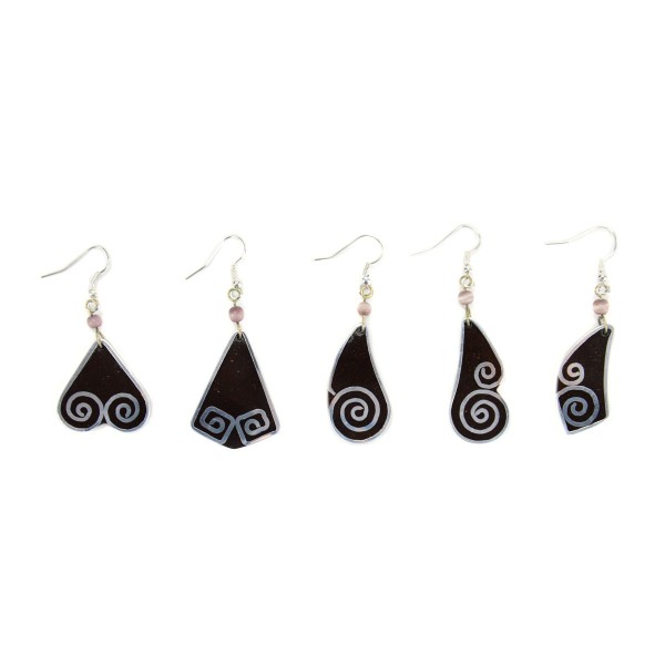 Aluminum Inlay Earrings