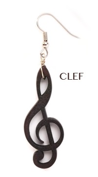 Madera Clef Earrings