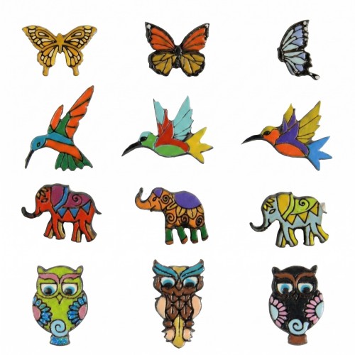 Painted Wooden Studs