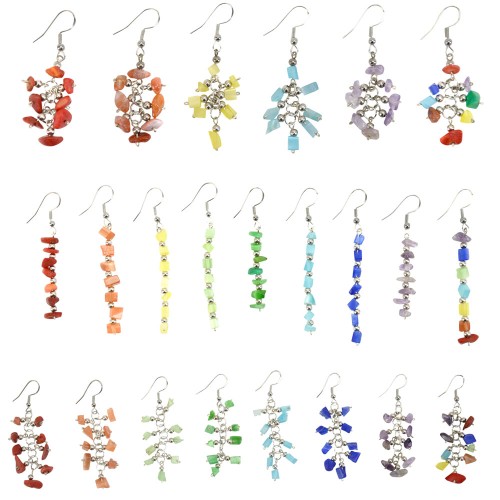 Mini Stone Earrings
