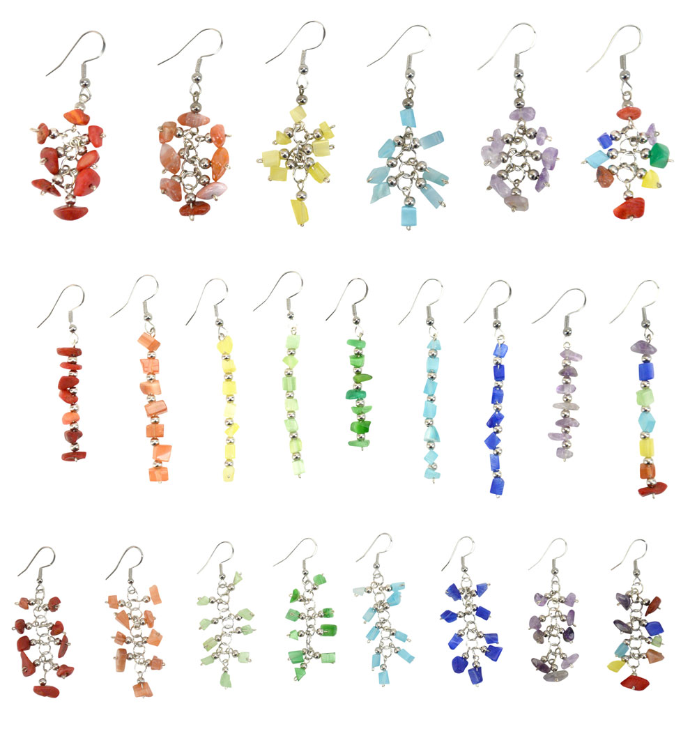 Mini Stone Earrings