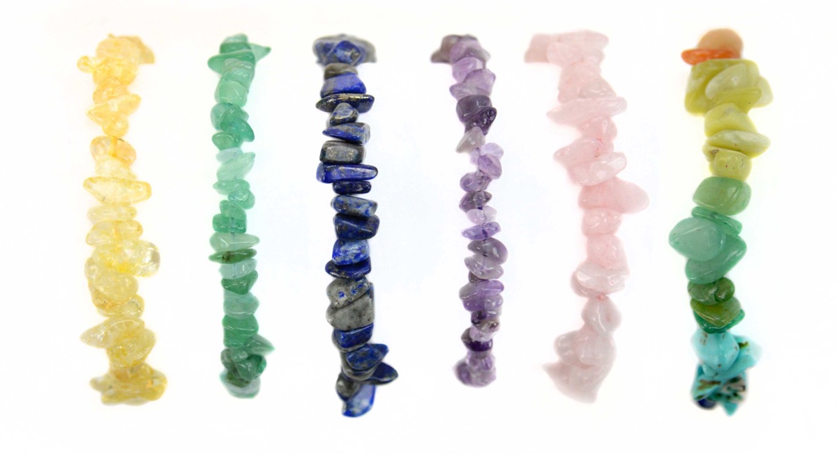 Chip Stone Adjustable Bracelet