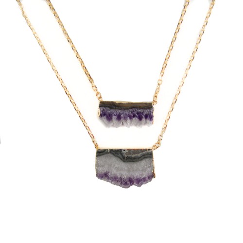 Amethyst Stalactite Necklace