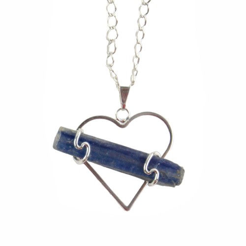Heart With Crystal Necklace