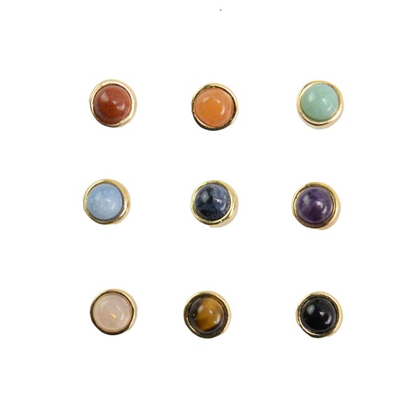 Gemstone Studs