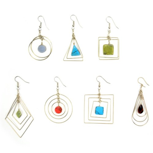 Suspended Form Earrings