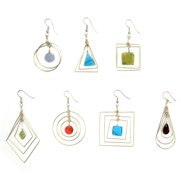 Suspended Form Earrings
