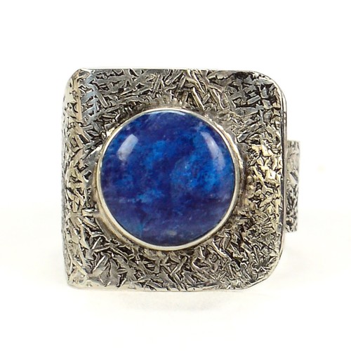 Hammered Square Ring