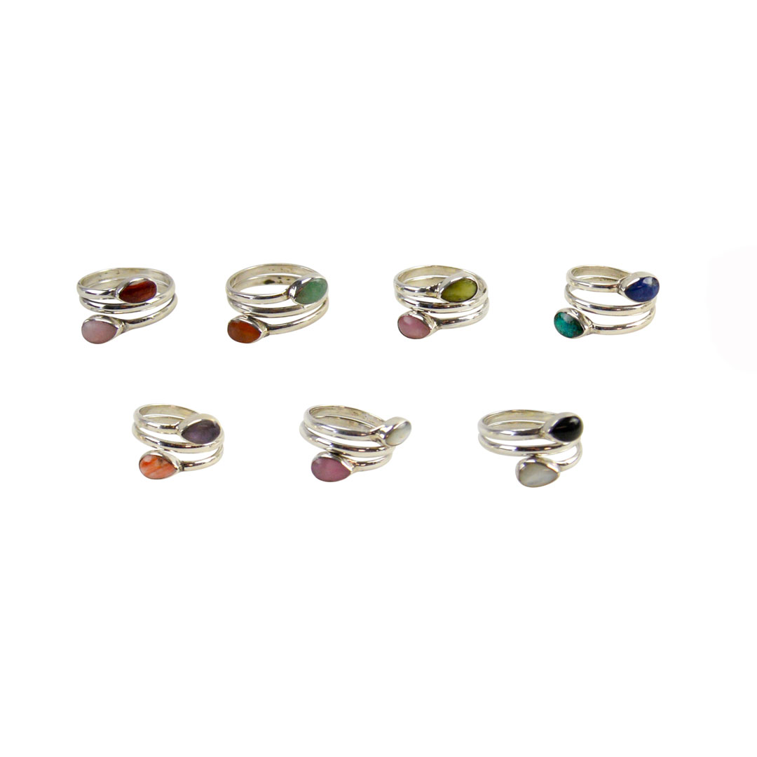 Sterling Silver Serpent Rings