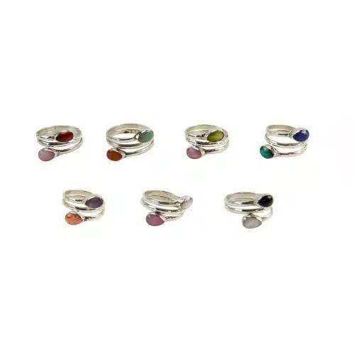 Sterling Silver Serpent Rings