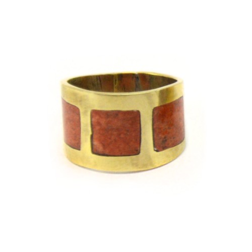 Bronze Stone Ring