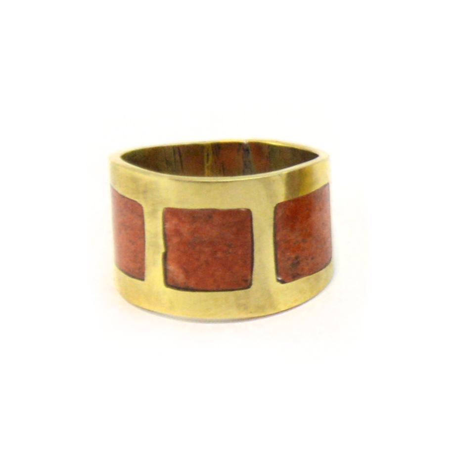 Bronze Stone Ring