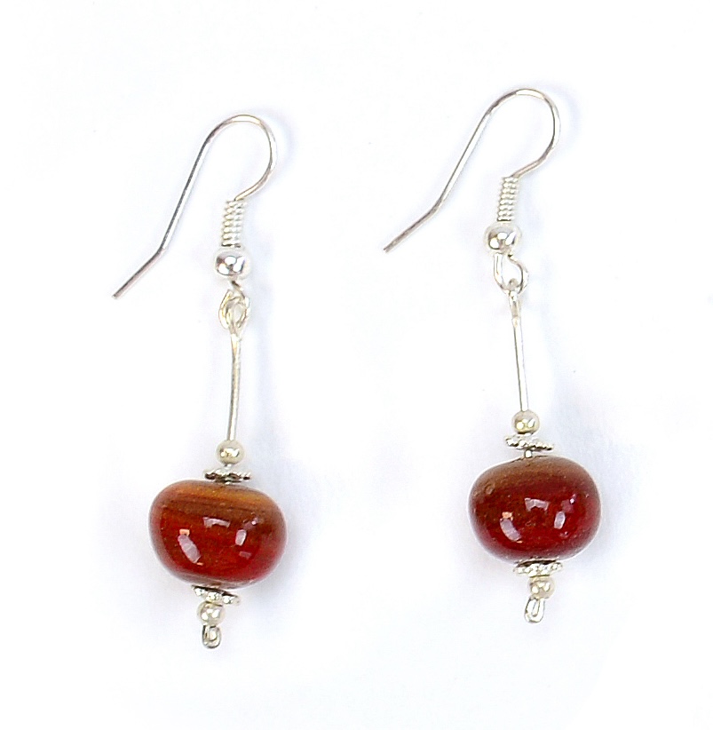 Recycled Glass Earrings