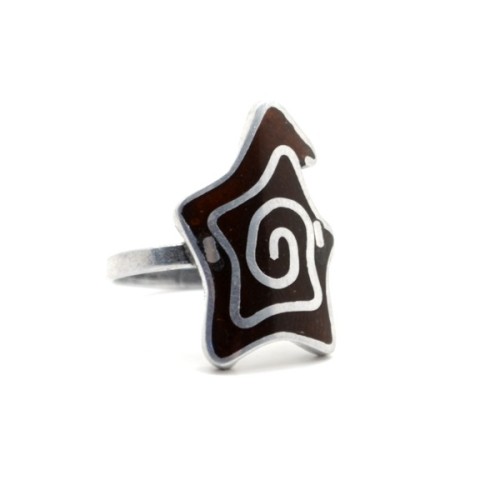 Aluminum Inlay Ring-Alpaca Band