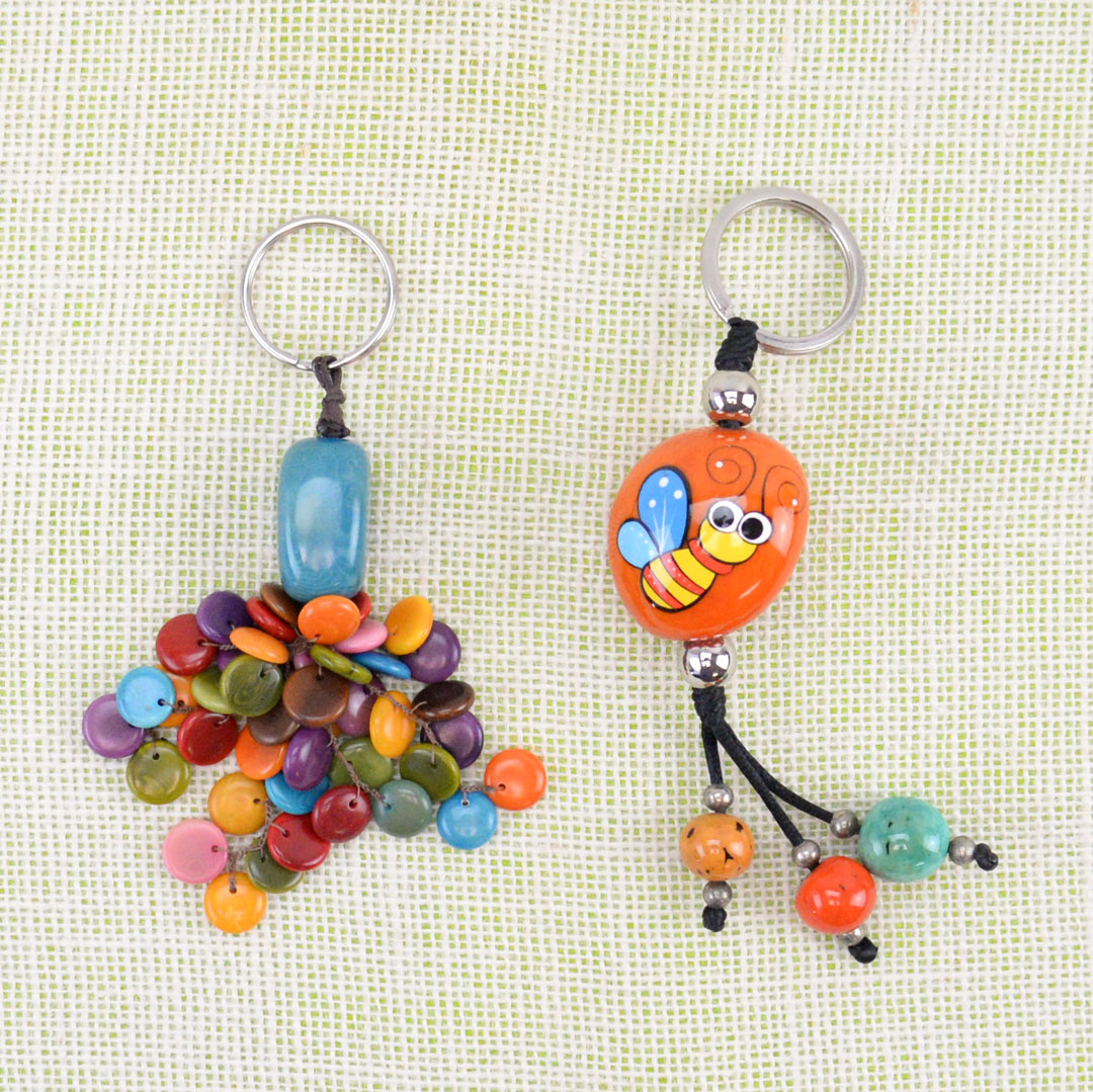 Tagua Keychain Bundle (Set of 2)