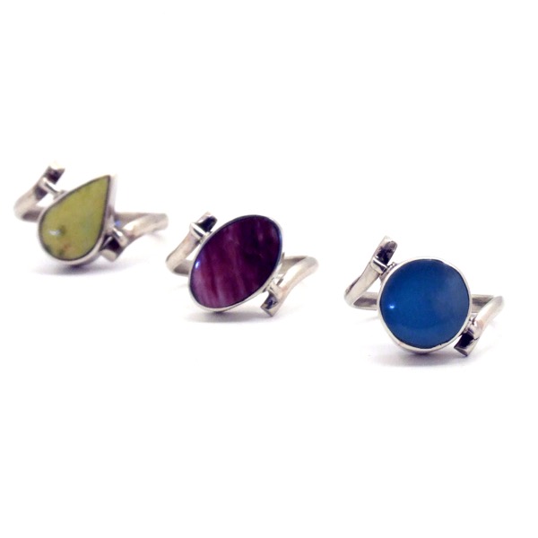 Mini Flip Stone Ring