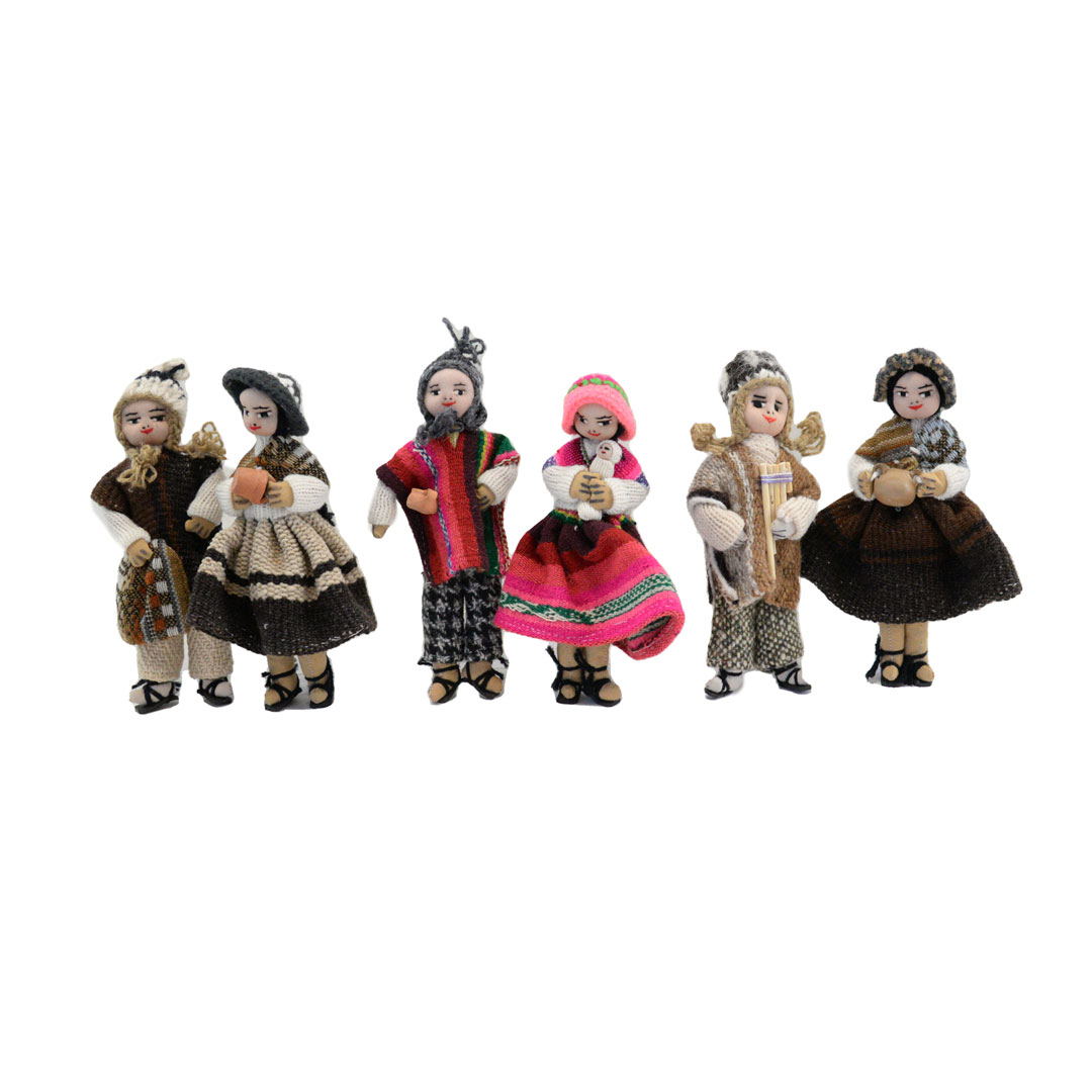 Recycled 3.5" Fabric Doll