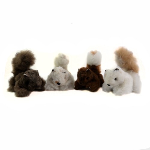Alpaca Fur Plush 7" Squirrel