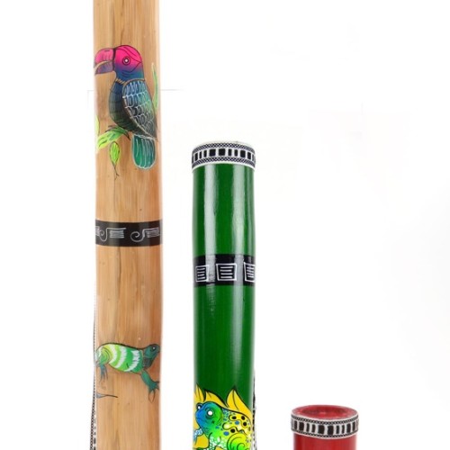 Ecuadorian Painted Rainstick - S